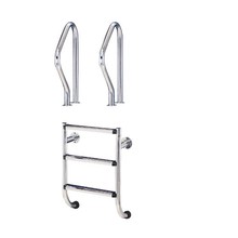 2-part ladder stainless steel 316 4 steps