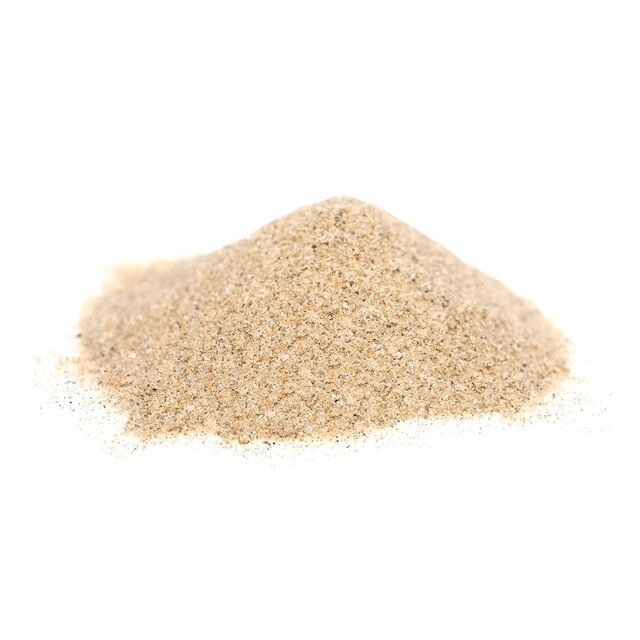 Gedroogd filterzand 1,0-1,60mm 25kg Gedroogd filterzand 1,0-1,60mm 25kg