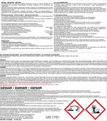 Vloeibare chloor 47/50 Natriumhypochloriet  13%  20L