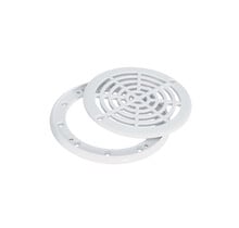 Grille and flange kit - White