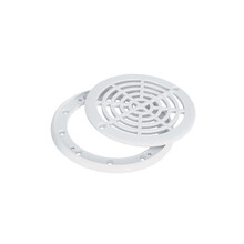 Grille and flange kit - White