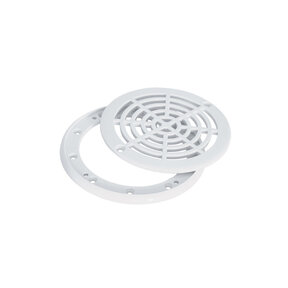 Grille and flange kit - White