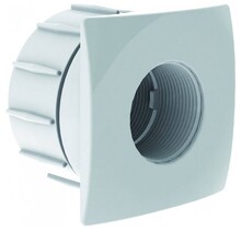 Raccord d'aspirateur blanc de 50 mm à coller sur béton/revêtement