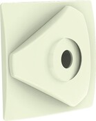 richtbare  inspuiter 1 1/2" voor liner zandkleur te schroeven