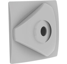 richtbare  inspuiter 1 1/2" voor liner lichtgrijs