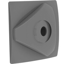 richtbare  inspuiter 1 1/2"  voor liner Anthraciet