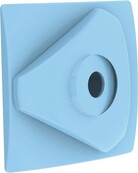 richtbare  inspuiter 1 1/2" voor liner blauw