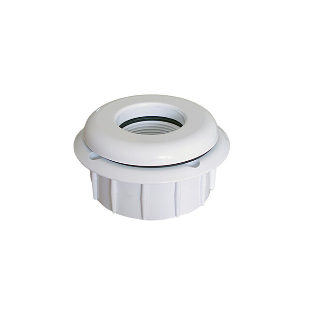 vacuum cleaner connection Elegance 1 1/2" white concrete/liner