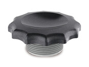 Elegance afsluitplug vacuumpunt anthraciet Elegance afsluitplug vacuumpunt anthraciet