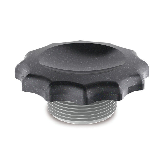 Elegance afsluitplug vacuumpunt anthraciet Elegance afsluitplug vacuumpunt anthraciet