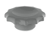 Bouchon d'étanchéité élégant pour point de vide gris