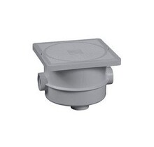 Boîte de jonction avec couvercle gris