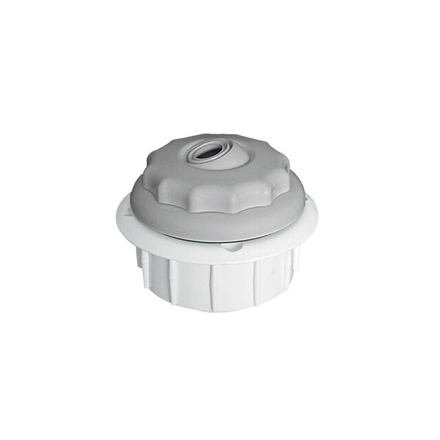 Regelbare inspuiter Elegance 1 1/2" paneel zonder liner grijs