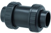 Clapet anti-retour en PVC avec roulement à billes 63 mm