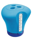 Flotteur avec thermomètre bleu