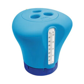 Vlotter met thermometer blauw