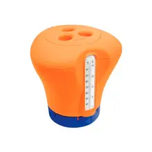 Float with thermometer