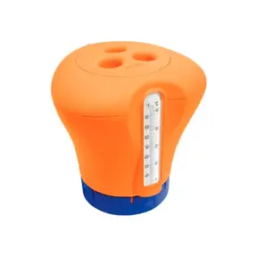 Float with thermometer