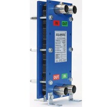Échangeur de chaleur à plaques en titane Aqua Easy, vissé, avec support de montage