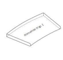 Nouveaux escaliers romains Pepperino Dark Flamed + Brushed de type I