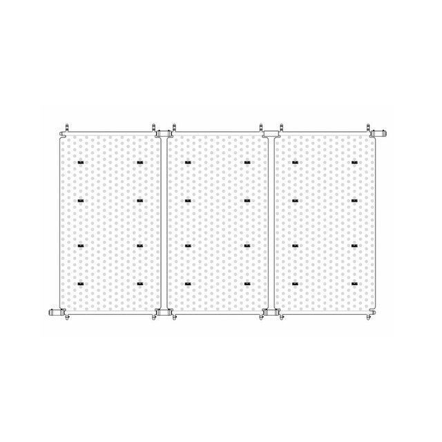 Capteur solaire Heliopool 2,22 m² (2 x 1,1 x 0,015 m) - Copy