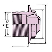 Spray hole for concrete swimming pools