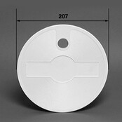 Skimmer lid round