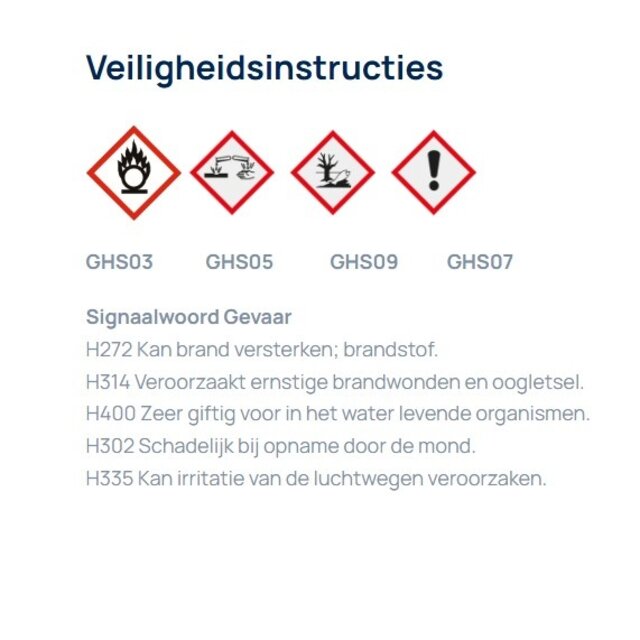 Calciumhypochloriet 1 kg granulaat