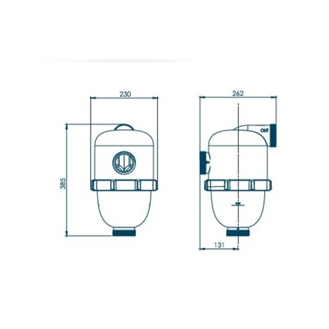 Flow Vortex voorfilter