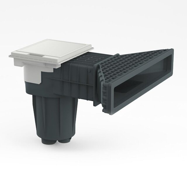 X-Pro 600 Skimmer beton/liner antraciet