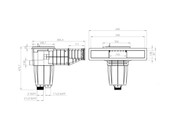 X-Pro 600 Skimmer beton/liner grijs