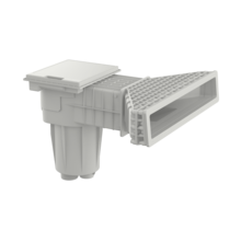 Écumoire X-Pro 600 pour béton/liner blanc