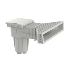 Écumoire X-Pro 600 pour béton/liner blanc