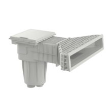 X-Pro 600 Skimmer concrete/liner white