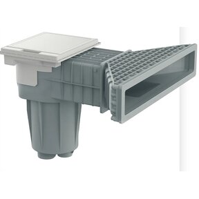 X-Pro 600 Skimmer/liner en béton gris