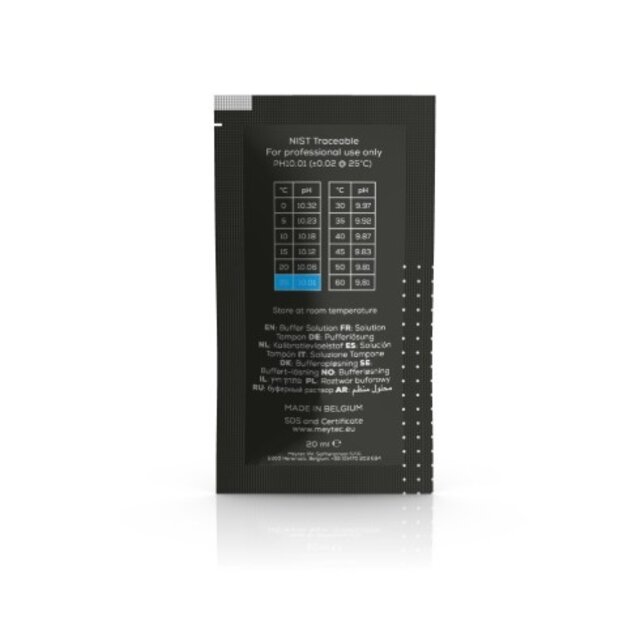 Buffer vloeistof - zakje pH 10.01 (20ml)