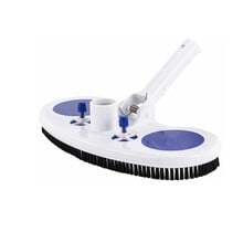 Weighted half-moon bottom suction device