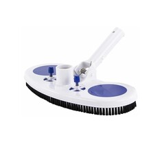 Weighted half-moon bottom suction device