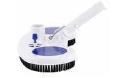 Weighted half-moon bottom suction device