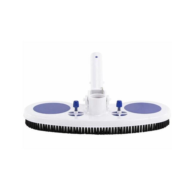Weighted half-moon bottom suction device