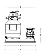 Filtre 14 m³/h 1 hp