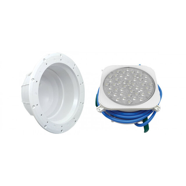 Lampe PAR56 48 LED blanc chaud 2600 lm 16,6 W à intensité variable