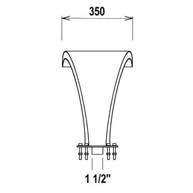 Rideau d'eau Mini Bali AISI 304