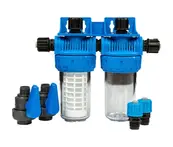 Double electrode holder with pH & Rx pre-filter
