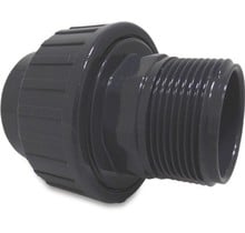 3/3 coupling glue socket x male thread 10 bar