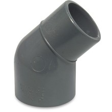 Knie 45º  verlopend