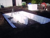 bloc de construction en polystyrène 100 X 25 X 30 cm