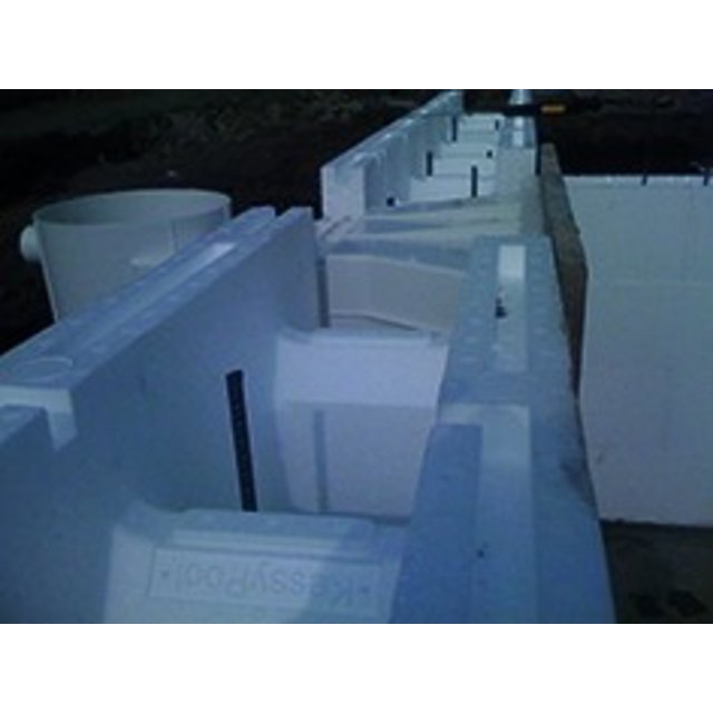 bloc de construction en polystyrène 100 X 25 X 30 cm