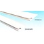 Profils suspendus pvc 240cm