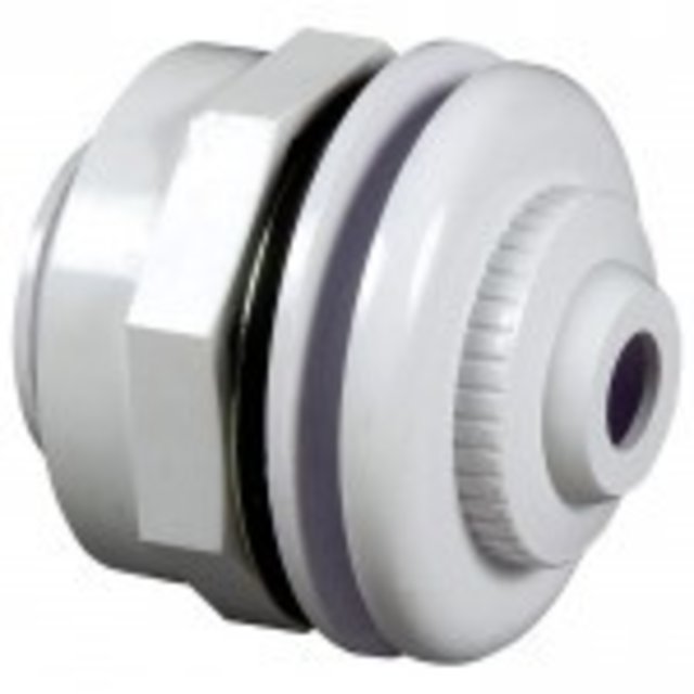 Union nut for panel bath vacuum fitting